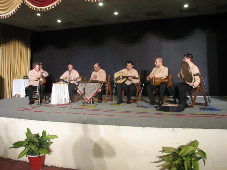 Performing a concert with the Shafaq group on the national television of Pakistan